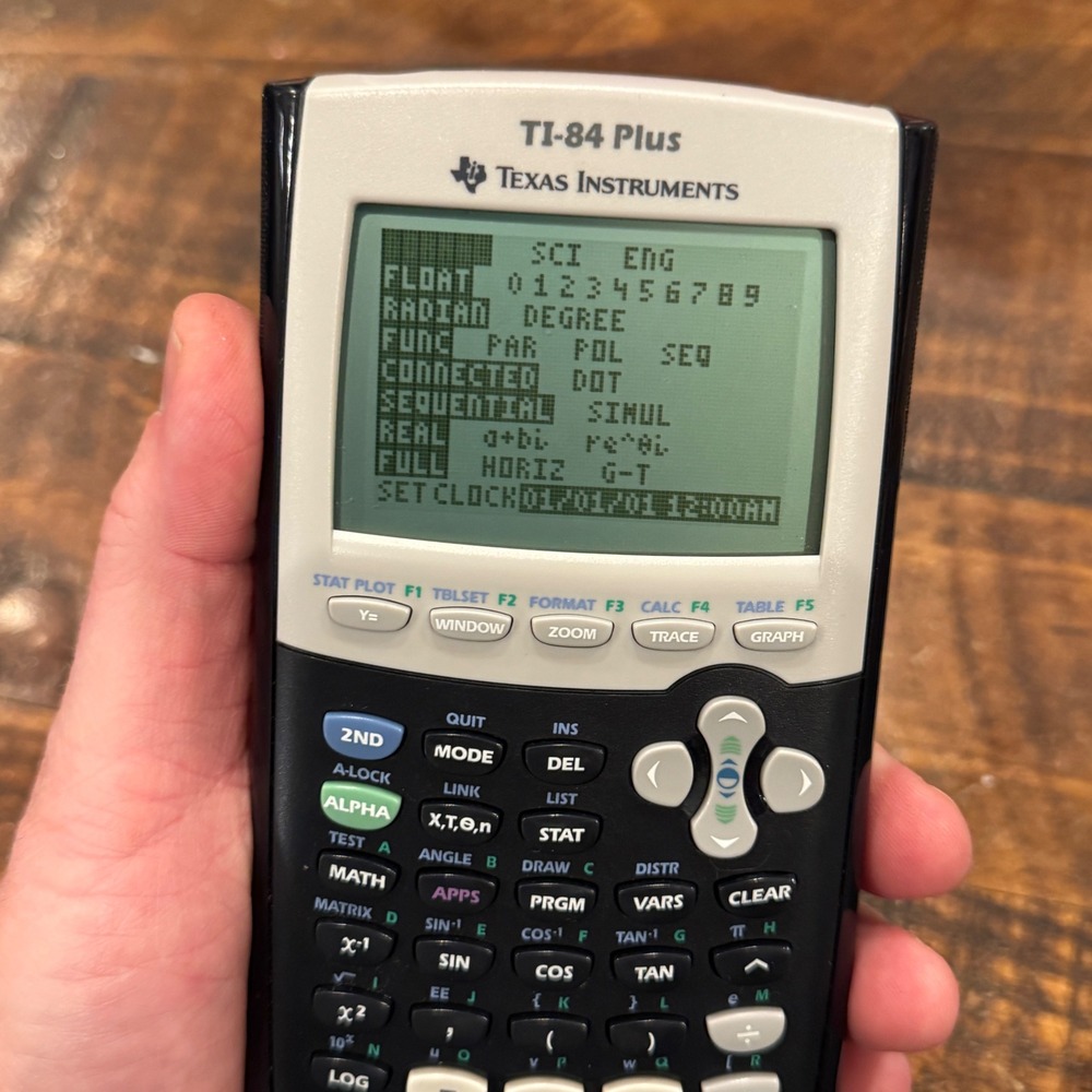 Texas Instruments TI-84 Plus Graphing Calculator with Cover RAM Cleared - Picture 3 of 7